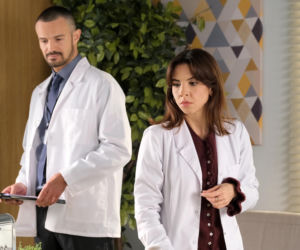 M jak miłość, odcinek 1919. Aneta (Ilona Janyst), Aleksander Sowiński (Mikołaj Krawczyk)