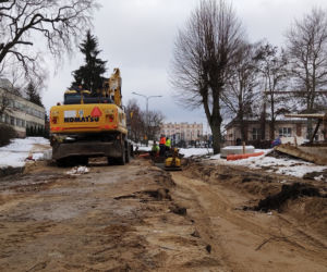 Trwają prace drogowe w Połczynie-Zdroju