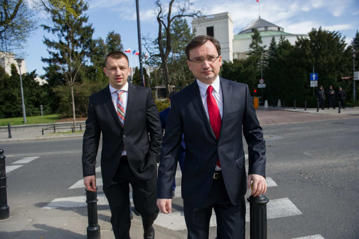 Zbigniew Ziobro i Tomasz Adamek
