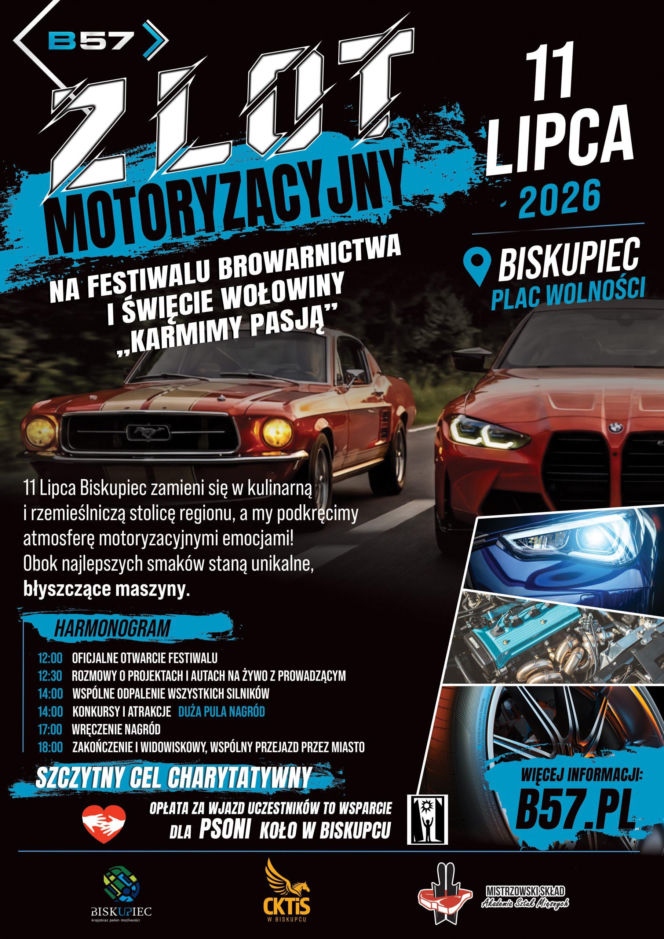 Zlot Motoryzacyjny w Biskupcu 2026