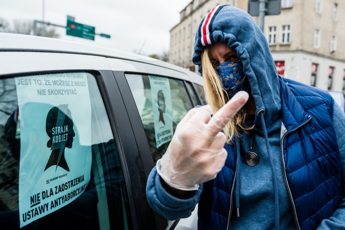 Strajk kobiet w Trójmieście. Awantura w centrum Gdańska