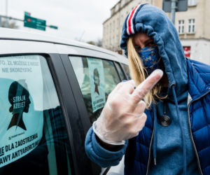 Strajk kobiet w Trójmieście. Awantura w centrum Gdańska
