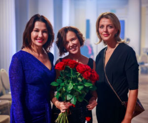 Agnieszka Drewnicka, Kamila Porczyk, Anna Popek na jubileuszu Agio Milano
