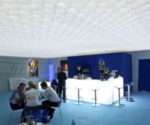 Napinany sufit podwieszany Honeycomb