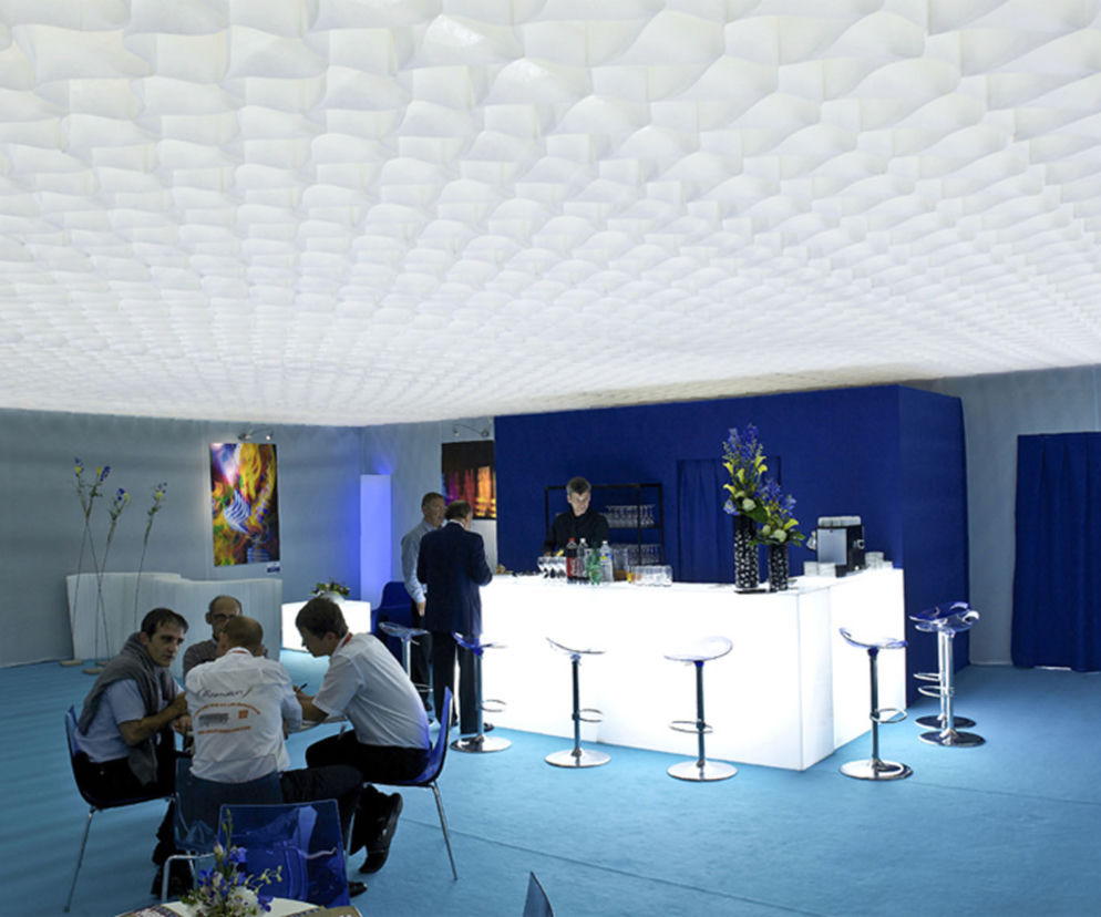 Napinany sufit podwieszany Honeycomb