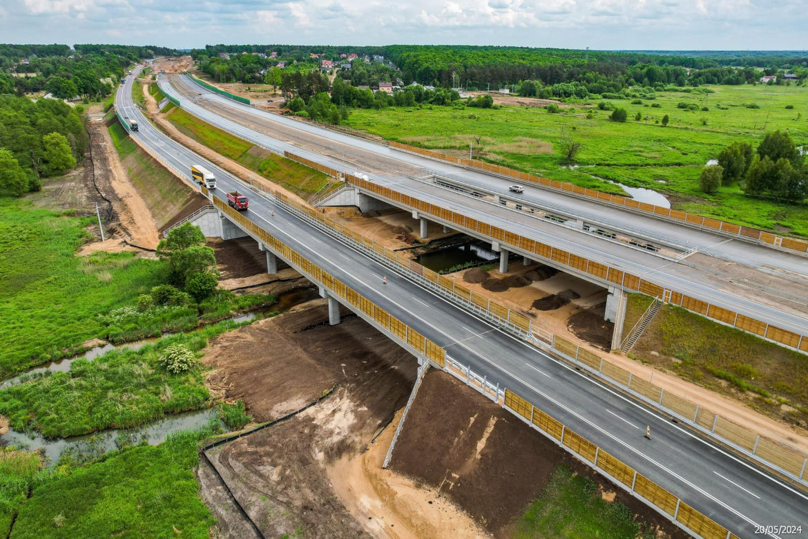 Tak wygląda plac budowy autostrady A2 od węzła Siedlce Zachód do węzła Siedlce Południe 