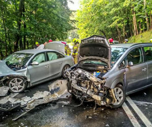 Groźny wypadek pod Bolkowem