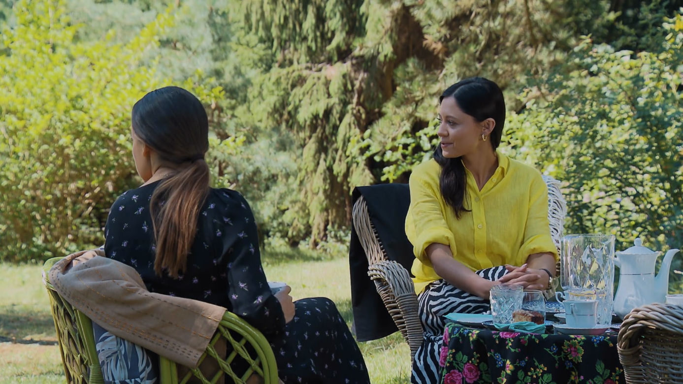 M jak miłość odc. 1689. Magda (Anna Mucha), Iza (Adriana Kalska)