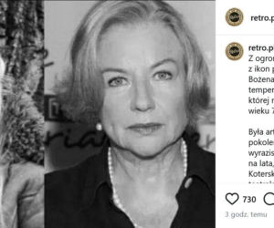 Kultowa gwiazda odeszła! Archiwalne zdjęcia Bożeny Dykiel z młodości obiegły sieć
