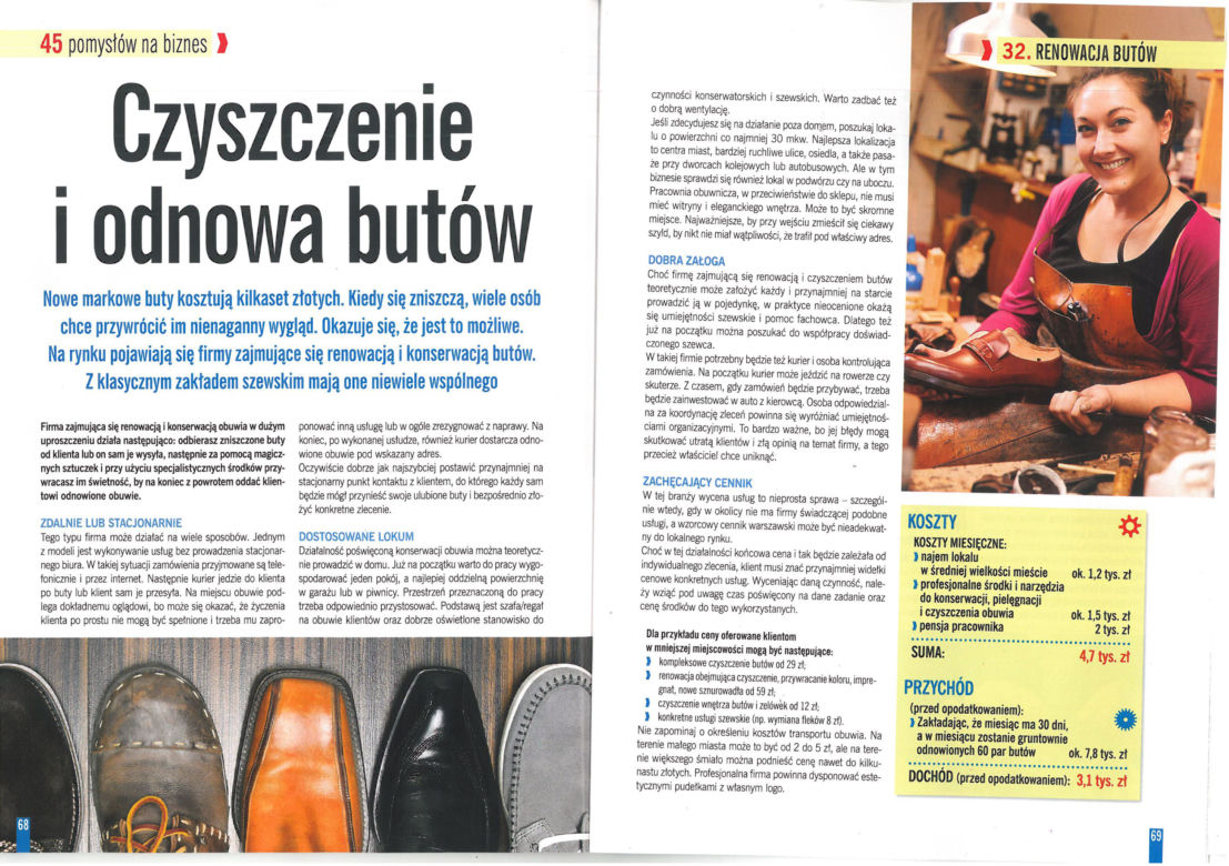 45 pomysłów na biznes