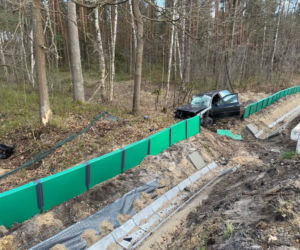 Tragedia na drodze pod Starachowicami. 33-letni kierowca Audi zginął po dramatycznym wypadku