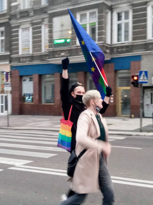 Protest kobiet w Szczecinie 27.10.2020