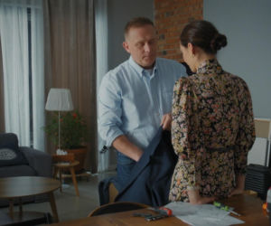 M jak miłość odc. 1920. Artur Rogowski (Robert Moskwa), Joanna (Dominika Sakowicz)