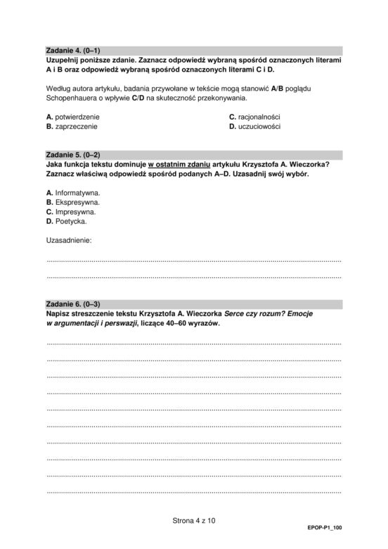 Matura 2022: polski. Arkusze odpowiedzi, pytania CKE. Poziom podstawowy 