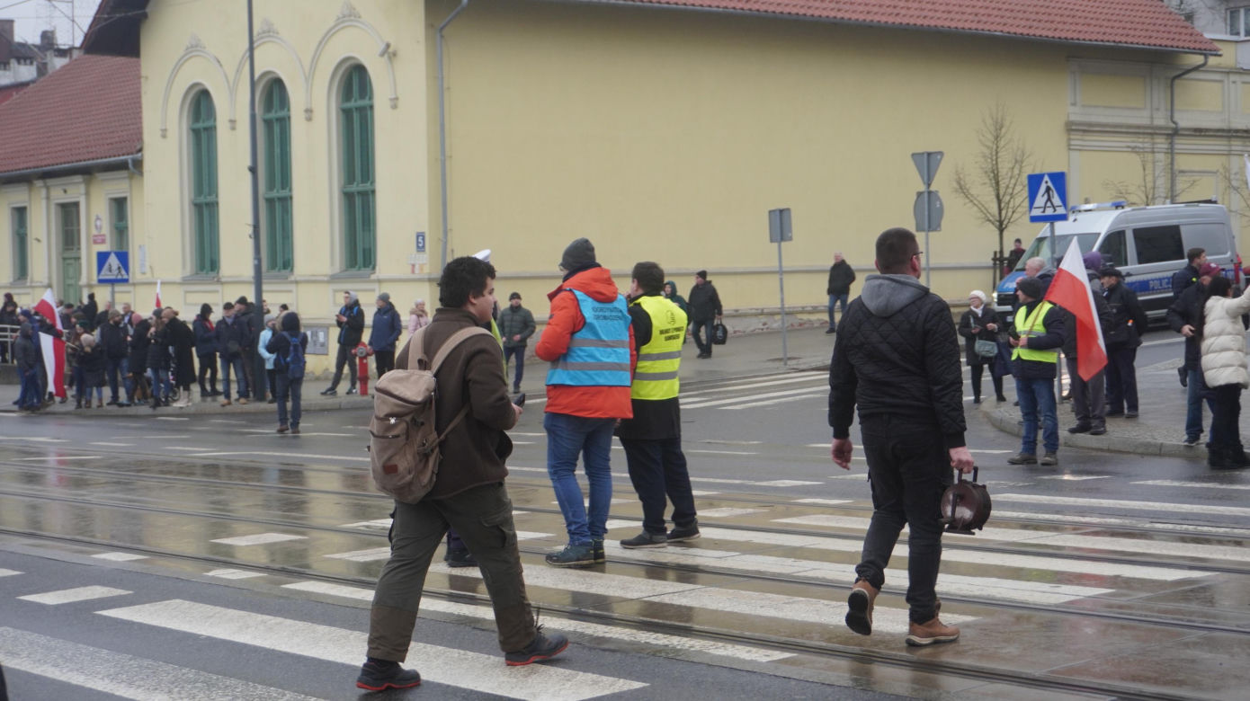 Protest rolników w Olsztynie, 20 lutego