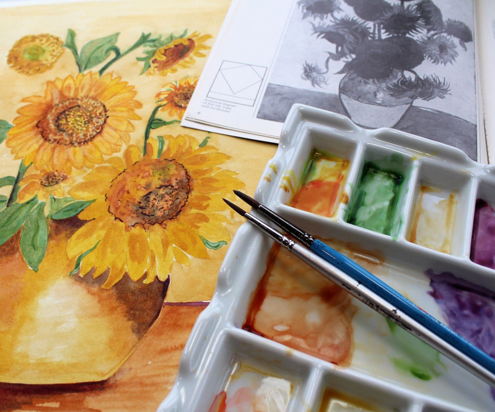 obraz malowanie van gogh - pixabay