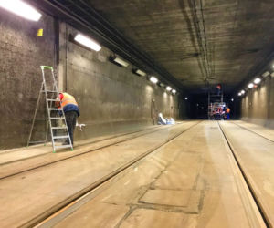 Remont zamkniętego tunelu pod Dworcem Głównym