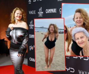 63-letnia Ewa Skibińska w czarnym kostiumie szaleje nad Bałtykiem. Pokazała córkę i mamę!