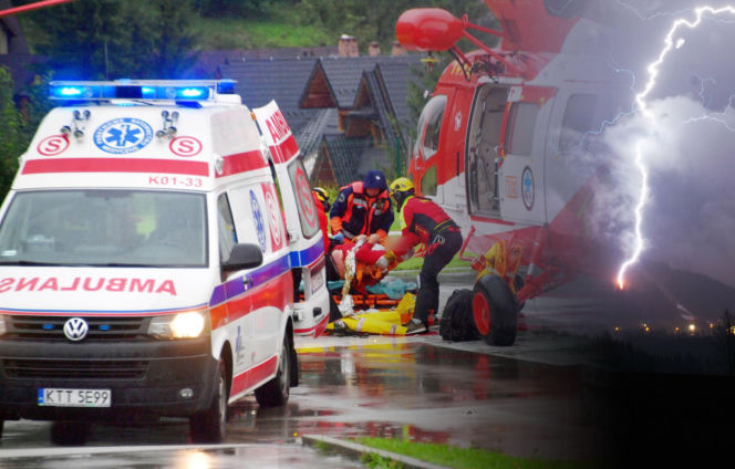 5 osób zginęło, ponad 150 rannych. Księdza trzy razy raził piorun, a on wciąż błogosławił