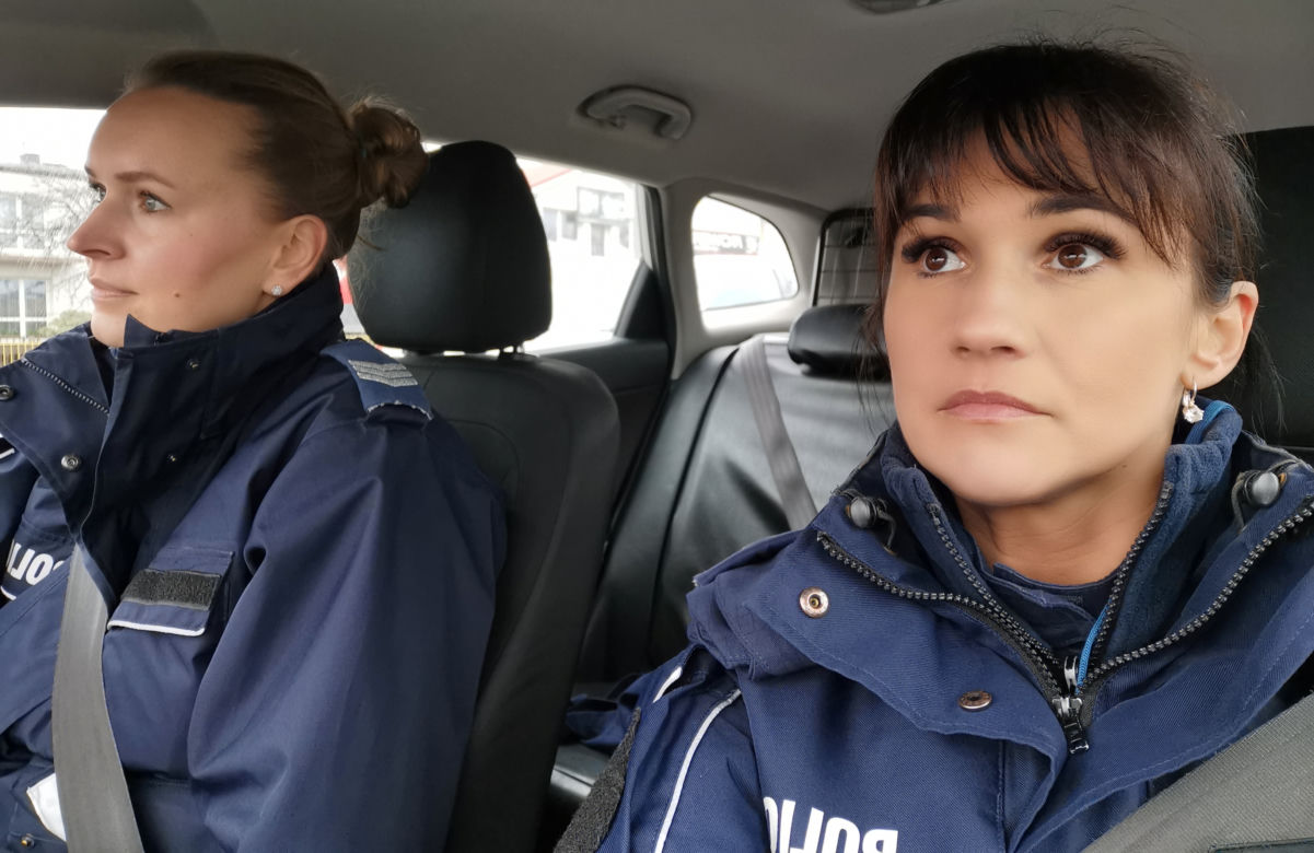 Policjantki z Komendy Miejskiej Policji w Białymstoku