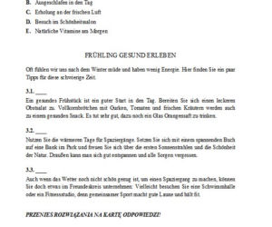 EGZAMIN GIMNAZJALNY 2013 JĘZYK NIEMIECKI rozszerzony