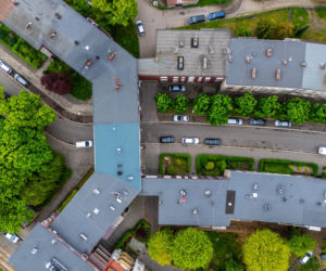Plac Słowiański w Zabrzu - przedwojenna zabudowa