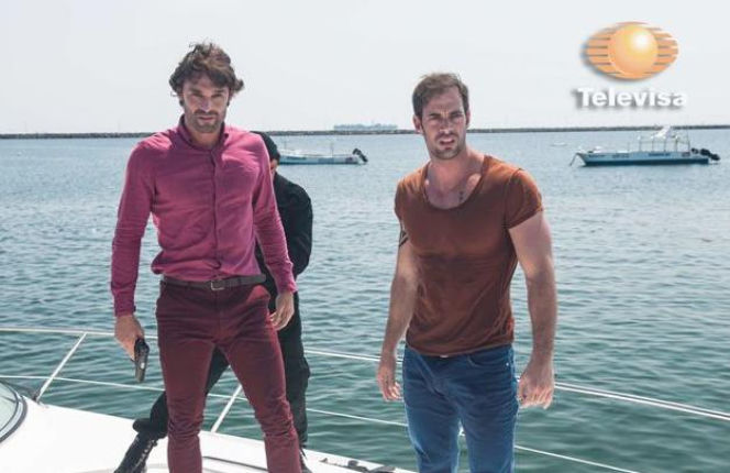 Burza. Damian (William Levy), Hernan (Ivan Sanchez)