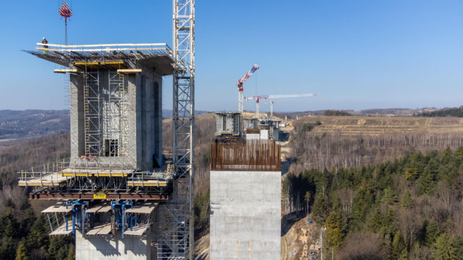 To tutaj rośnie najwyższa estakada w Polsce