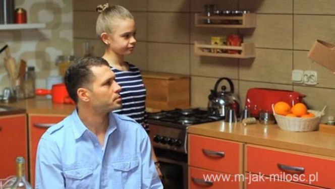 M jak MIŁOŚĆ odc. 1003. Tomek (Andrzej Młynarczyk), Zosia (Julia Wróblewska)