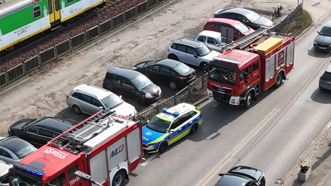 Potrącony na torach w Józefowie