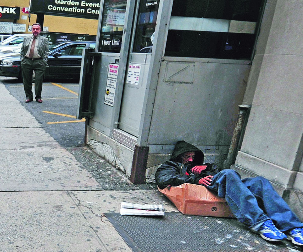 Miliony na usuwanie bezdomnych z NYC