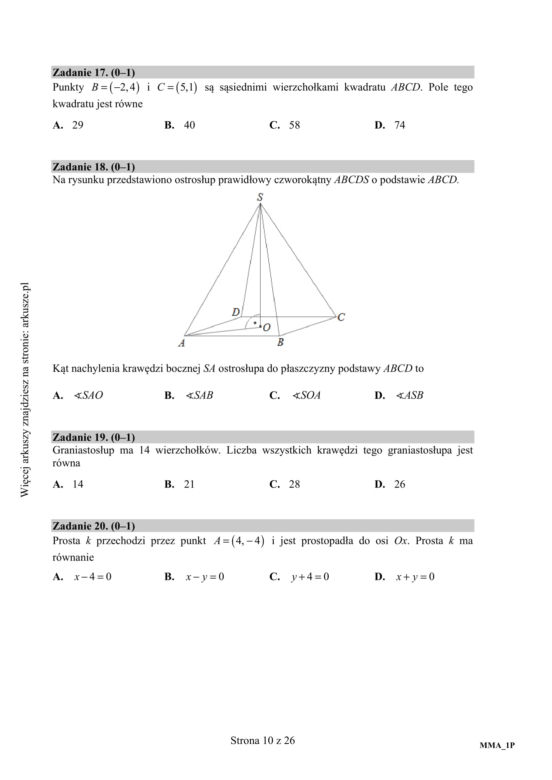 Matura próbna 2020 matematyka. CKE opublikowała STARE ARKUSZE!
