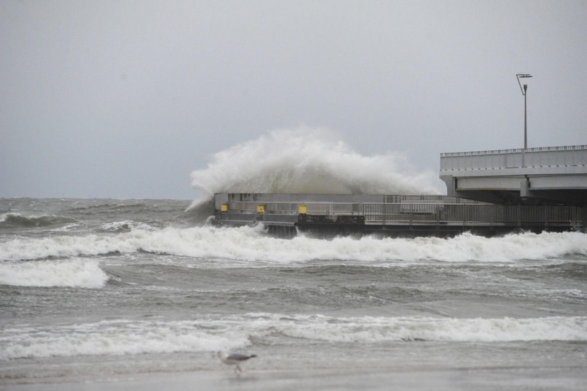 Huraganowy wiatr nad Bałtykiem