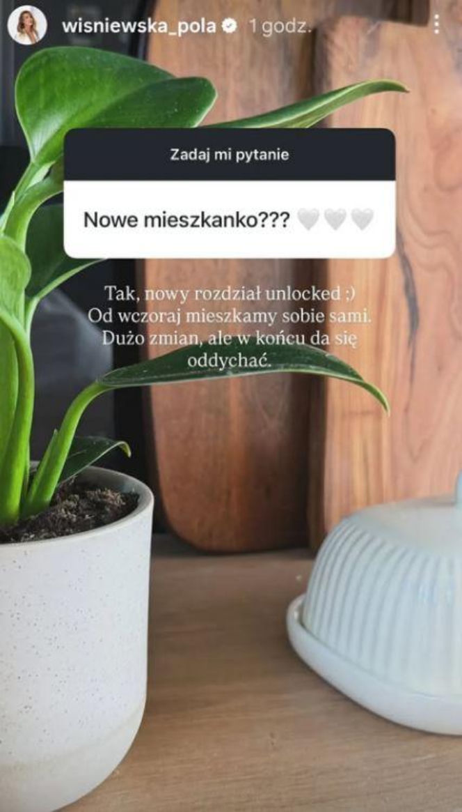 Pola Wiśniewska wyprowadziła się od męża