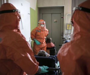 Koronawirus. Lubelscy terytorialsi przeprowadzili pierwszą dekontaminację w DPS w Zamościu