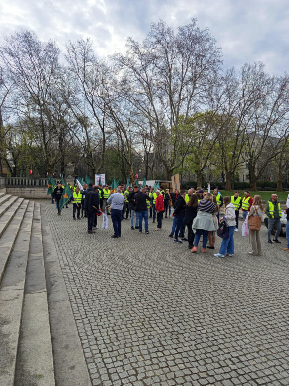 Protest rolników w Poznaniu. 14.04