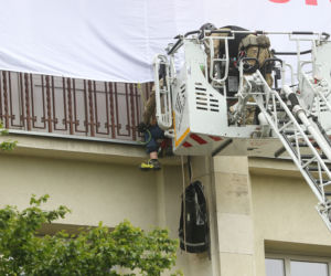 Aktywiści weszli na dach Ministerstwa