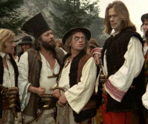 Janosik. Marek Perepeczko, Witold Pyrkosz (Jędruś Pyzdra), Bogusz Bilewski (Waluś Kwiczoł), Jerzy Cnota (Gąsior)
