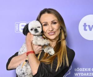 Sylwia Madeńska  z pieskiem