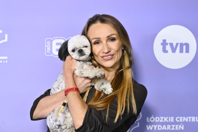 Sylwia Madeńska  z pieskiem