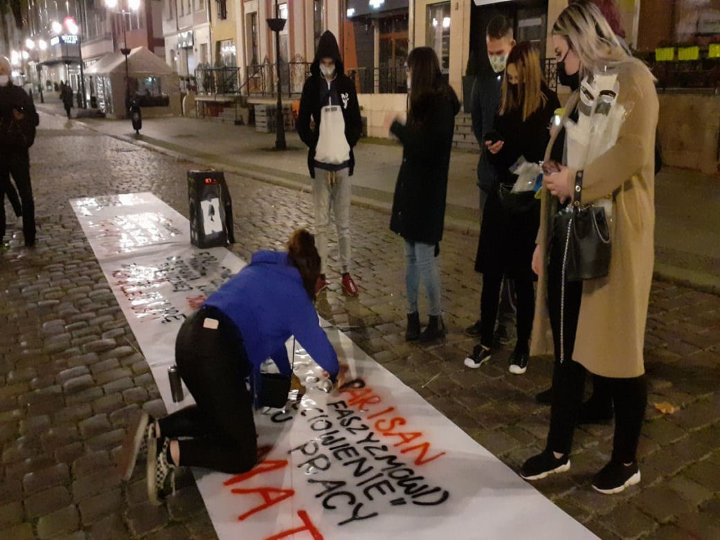 Marta Lempart na Warmii i Mazurach