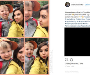 Aneta Janyst (Aneta) i Staś Szczypiński (Szymek) na planie M jak miłość