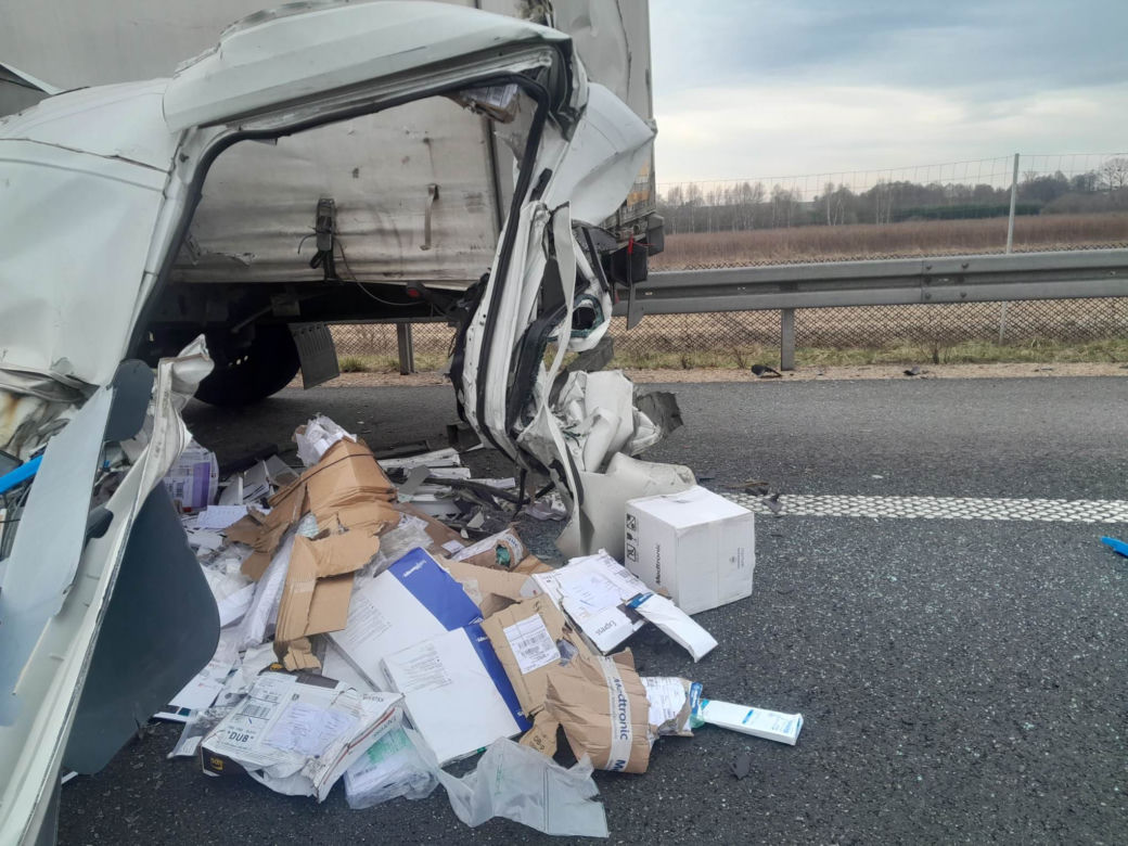 Wypadek na S1. Droga jest zablokowana 