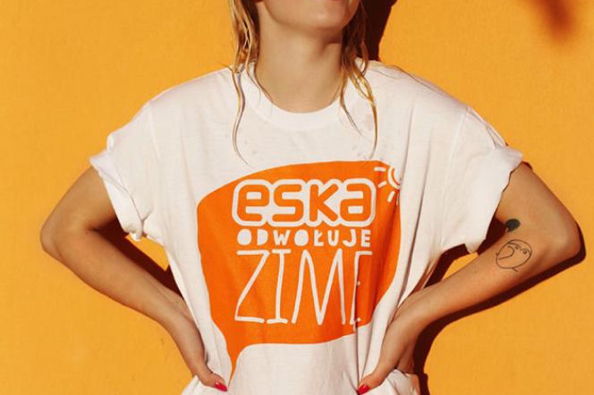Margaret w sesji zdjęciowej podczas Eska Odwołuje Zimę