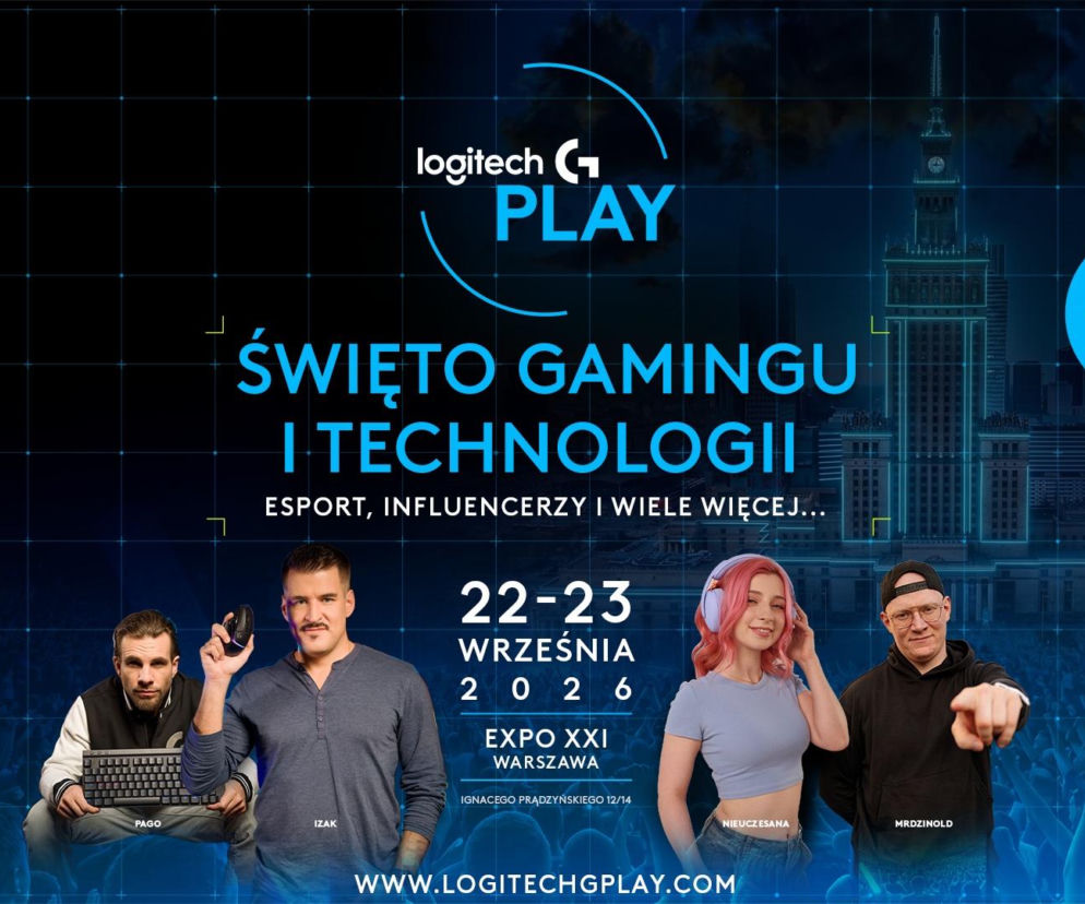 Wielkie święto gamingu i technologii! Logitech G PLAY 2026 w Warszawie
