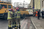 Wykolejenie tramwaju na ulicy Parkowej w Szczecinie