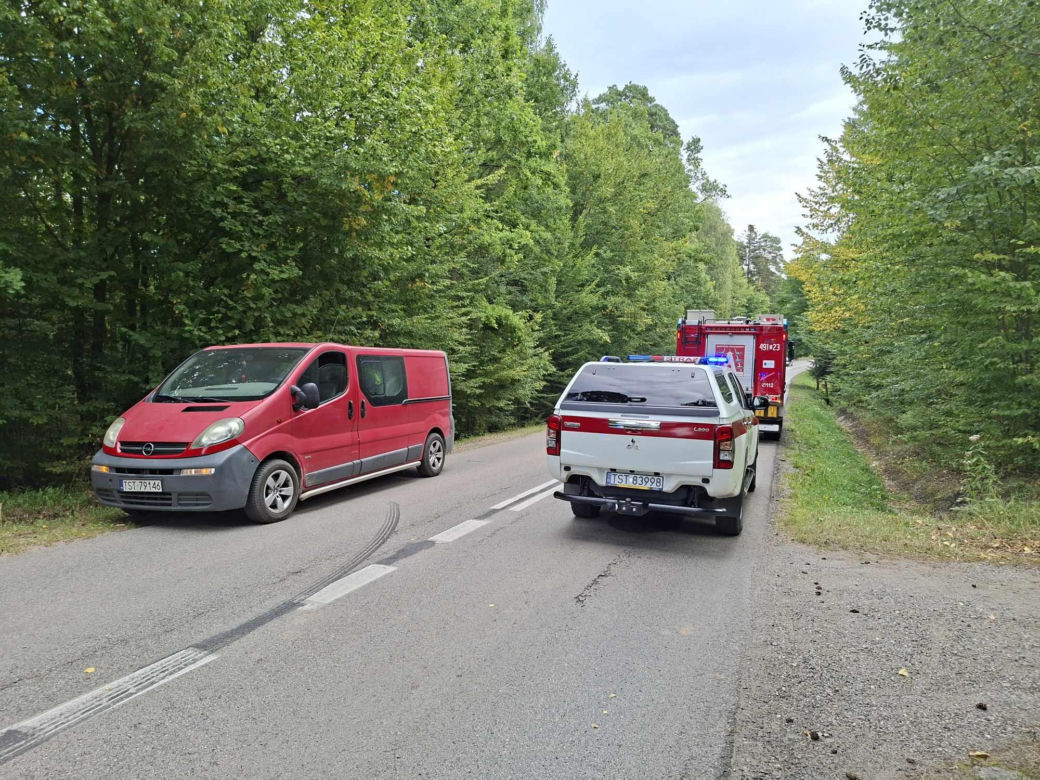 Wypadek na Zgodnej w Starachowicach