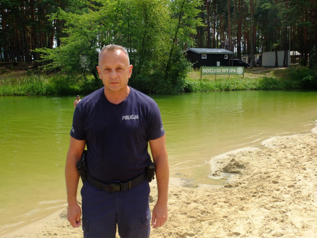 Policjant-bohater z Lubelszczyzny uratował kobietę