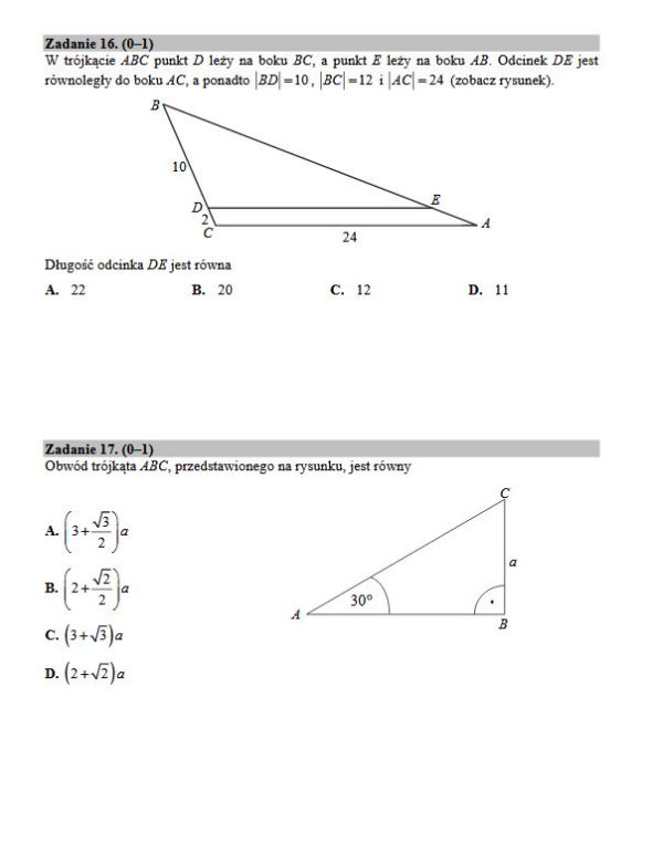 Matura 2017 matematyka podstawowa. [ARKUSZE, ZADANIA, PRZECIEKI]
