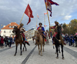Wielka Parada Branickich w Białymstoku. Przejazd husarii